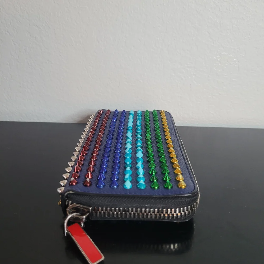 Christian Louboutin Panettone Long Wallet Multicolor Studs - Picture 5 of 15